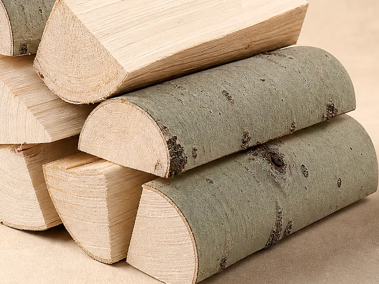 Осиновые поленья для профилактики дымохода